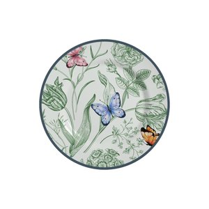 Conjunto com 6 Pratos de Sobremesa Campreste Alleanza Cerâmica Campestre