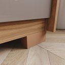 Ver imagem 7 de Guarda-Roupa Casal 6 Portas com Espelho Norton Marrom/Nature/Avelã