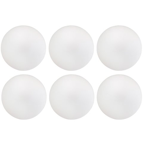 Kit 06 Assentos Redondo Banqueta Cadeira Estofados Poltronas H02 Corino Branco 35 cm - Lyam Decor As
