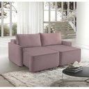 Ver imagem 1 de Sofá Retrátil 260cm com Kit Entrada USB 4 Lugares Moon 2326