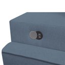 Ver imagem 6 de Sofá Retrátil 260cm com Kit Entrada USB 4 Lugares Moon 2324