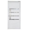 Ver imagem 2 de Porta Pivotante de Alumínio 210 X 120cm com Friso Linha 30 Direita Esquadrias Bergamo