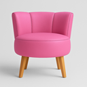 Ver imagem 5 de Kit 2 Poltronas Aconchegante Tecido Corano para Sala de Espera Pés de Madeira Resistente