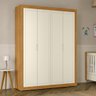 Guarda-roupa Tutto New 4 Portas 4 Gavetas Matic Freijó/off White - 1