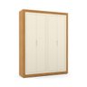 Guarda-roupa Tutto New 4 Portas 4 Gavetas Matic Freijó/off White - 6