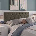Ver imagem 4 de Cabeceira Leticia de Cama Box Queen 1,60:marrom