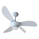 Ver imagem 1 de Ventilador de Teto Ventisol 30W 90cm 3 Pás 6 Velocidades Mistral Branco Bivolt