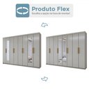 Ver imagem 6 de Guarda-roupa Casal Aurora Radiante 8 Portas 4 Gavetas com Espelho - Panorama Móveis