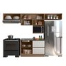 Cozinha Modulada 5 Peças 5 Portas 3 Gavetas com Balcão para Pia Etna - 6