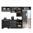 Ver imagem 6 de Cozinha Modulada 5 Peças 5 Portas 3 Gavetas Balcão com Tampo Etna