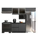 Ver imagem 3 de Cozinha Modulada 5 Peças 5 Portas 3 Gavetas Balcão com Tampo Etna