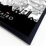 Quadro Mapa Urbano Cairo - Egito – 40x60cm - 2
