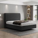 Ver imagem 2 de Cama Flutuante Baú Space Casal Linho Preto - Skybox