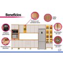 Ver imagem 5 de Cozinha Modulada 7 Peças 15 Portas Bless CZ676 Off Linea