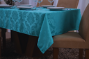 Ver imagem 2 de toalha de mesa quadrada 4 lugares tecido jacquard 1,35x1,50:tiffany