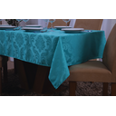 Ver imagem 2 de toalha de mesa quadrada 4 lugares tecido jacquard 1,35x1,50:tiffany