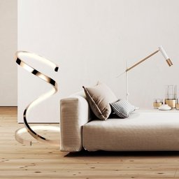 Luminária de Mesa LM-301 15W 4000K Dourada para Salas e Quartos - 4