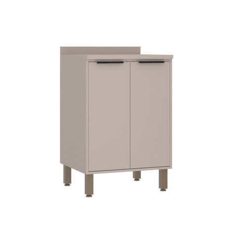 Balcão 60cm 2 Portas com Tampo Stylo Luciane Móveis