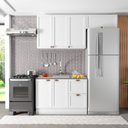 Ver imagem 2 de Cozinha Modulada 3 Peças 6 Portas 2 Gavetas com Balcão para Pia Unna Yescasa