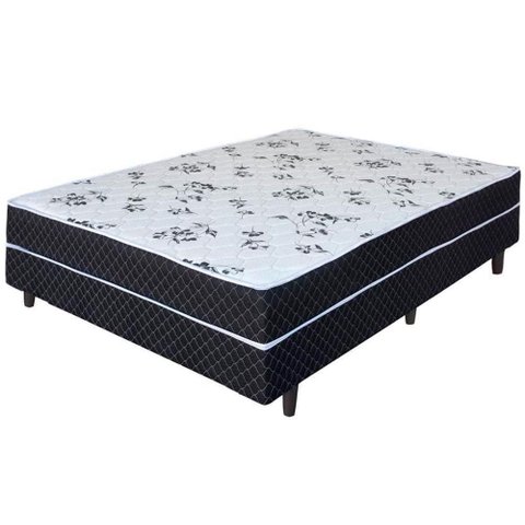 Cama Box Viuva Conjugada 5cm Ortopédico Solteirão 128x188x43