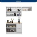 Ver imagem 6 de Cozinha Modulada 3 Peças 6 Portas 2 Gavetas Balcão com Tampo Unna Yescasa Branco