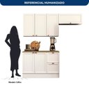 Ver imagem 5 de Cozinha Modulada 3 Peças 6 Portas 2 Gavetas Balcão com Tampo Unna Yescasa Branco