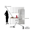 Ver imagem 5 de Cozinha Modulada 3 Peças 6 Portas 2 Gavetas Balcão com Tampo Unna Yescasa Branco
