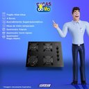 Ver imagem 2 de Fogão Cooktop 4 Bocas Atlas Utop Vidro Temperado - Preto