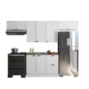 Ver imagem 3 de Cozinha Modulada 4 Peças 7 Portas 2 Gavetas com Balcão para Pia Unna Yescasa