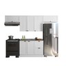 Cozinha Modulada 4 Peças 7 Portas 2 Gavetas com Balcão para Pia Unna Yescasa - 3