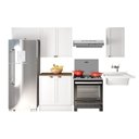 Ver imagem 3 de Cozinha Modulada 4 Peças 6 Portas Balcão com Tampo Unna Yescasa