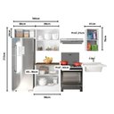 Ver imagem 4 de Cozinha Modulada 4 Peças 6 Portas Balcão com Tampo Unna Yescasa Branco