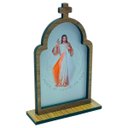 Ver imagem 1 de Capela Jesus Misericordioso em Mdf 18 Cm - Oratório Decorativo Religioso