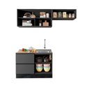 Ver imagem 6 de Cozinha Modulada 3 Peças 4 Portas 3 Gavetas com Balcão para Pia Etna