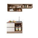 Ver imagem 6 de Cozinha Modulada 3 Peças 4 Portas 3 Gavetas com Balcão para Pia Etna