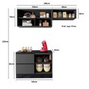 Ver imagem 4 de Cozinha Modulada 3 Peças 4 Portas 3 Gavetas Balcão com Tampo Etna