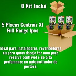 Kit 5 Placas Central Motor P/ Portão Full Range X1 Full Range Ipec - 6