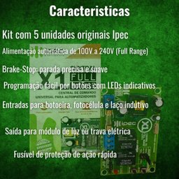 Kit 5 Placas Central Motor P/ Portão Full Range X1 Full Range Ipec - 3