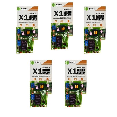 Kit 5 Placas Central Motor P/ Portão Full Range X1 Full Range Ipec