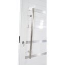 Ver imagem 7 de Porta Pivotante de Alumínio 210 x 120cm com Friso e Vidro Linha 30 Direita Esquadrias Bergamo Branco