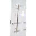 Ver imagem 7 de Porta Pivotante de Alumínio 210 x 120cm Com Friso e Vidro Linha 30 Direita Esquadrias Bergamo