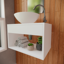 Ver imagem 4 de Gabinete de Banheiro 50cm com Cuba Lavabo Armário Suspenso