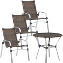 Ver imagem 1 de 3 Cadeiras Emily e Mesa Alumínio Piscina Área Trama Original