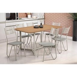 Base Mesa de Jantar Laguna M083 Aço S/tampo Nickel - Kappesberg - 2