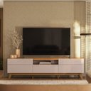 Ver imagem 1 de Rack para Tv 75 Polegadas 56cm X 200cm Diadema Grigio/Canela
