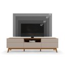 Ver imagem 5 de Rack para Tv 75 Polegadas 56cm X 200cm Diadema Grigio/Canela