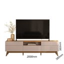 Ver imagem 4 de Rack para Tv 75 Polegadas 56cm X 200cm Diadema Grigio/Canela