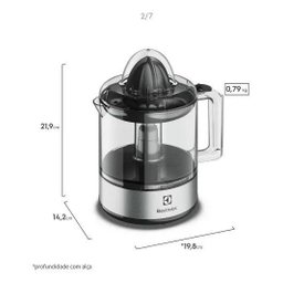 Espremedor de Laranjas/frutas Electrolux Efficien Ecp10-127v - 7