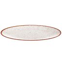 Ver imagem 6 de Jogo de Pratos Porcelana Tramontina Rústico Marrom 18pçs Decorados Rasos Fundos e Sobremesa