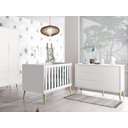 Ver imagem 3 de Cômoda Reller Theo 3 Gavetas e Sapateira – Branco Fosco – 11402